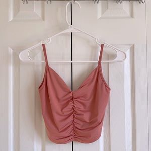 Pink crop top